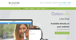 Desktop Screenshot of extendwebservices.com